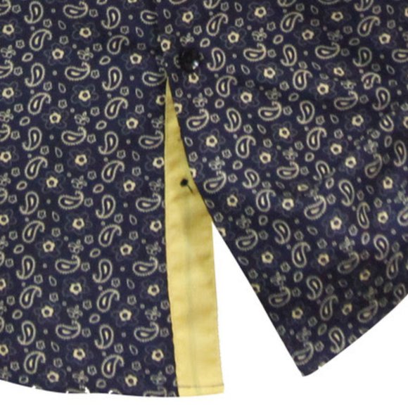 1X St. Patrick Navy Microfiber Long Sleeve Shirt XL - Picture 6 of 8